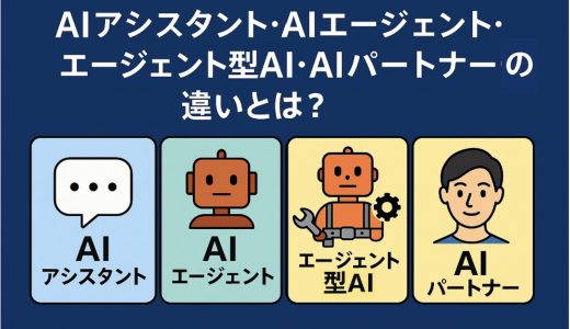 AIアシスタント・AIエージェント・エージェント型AI・AIパートナーの違いとは？使い分けについて解説 